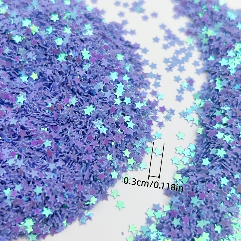 Purple Star Sequins — 9,000pcs