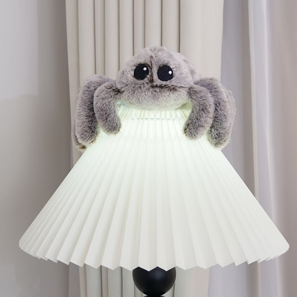 Cute Little Spider Baby Soft Plush Toy, Cartoon Animal Movie Week Doll, Children's Birthday Christmas Gift, Gray