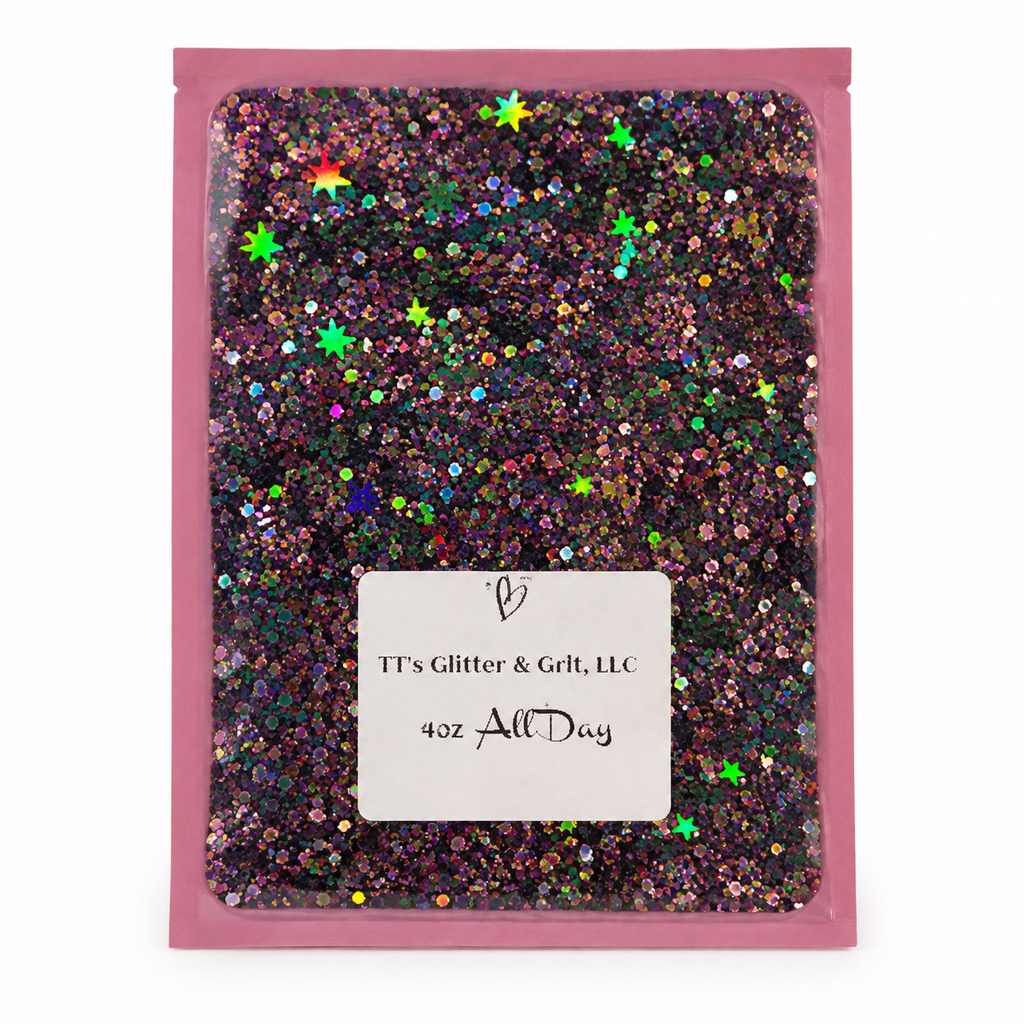 Pretty in Pink 420 Tumbler Wrap & All Day Glitter Bundle