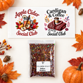 Apple Cider & Cardigan Coffee Wrap + Hallow Rainbow Glitter