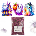 Haunted House Ghost Trio Wrap + Watermelon Glitter Bundle