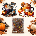 Dead Tired & Pumpkin Spice Coffee Wrap + Coffee Glitter Bundle
