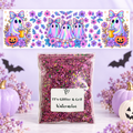 Pastel Bow Ghost Family Wrap + Watermelon Glitter Bundle
