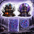 Purple Full Moon Manors Wrap + Purple Icicle Glitter Bundle