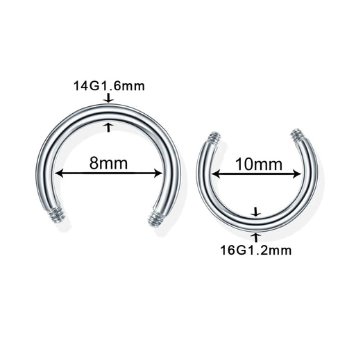 100Pcs/lot Steel Earring Studs Barbell Nipple Labret Piercings Nose Eyebrow Ring Screw Ball Replacement Accessories Body Jewelry