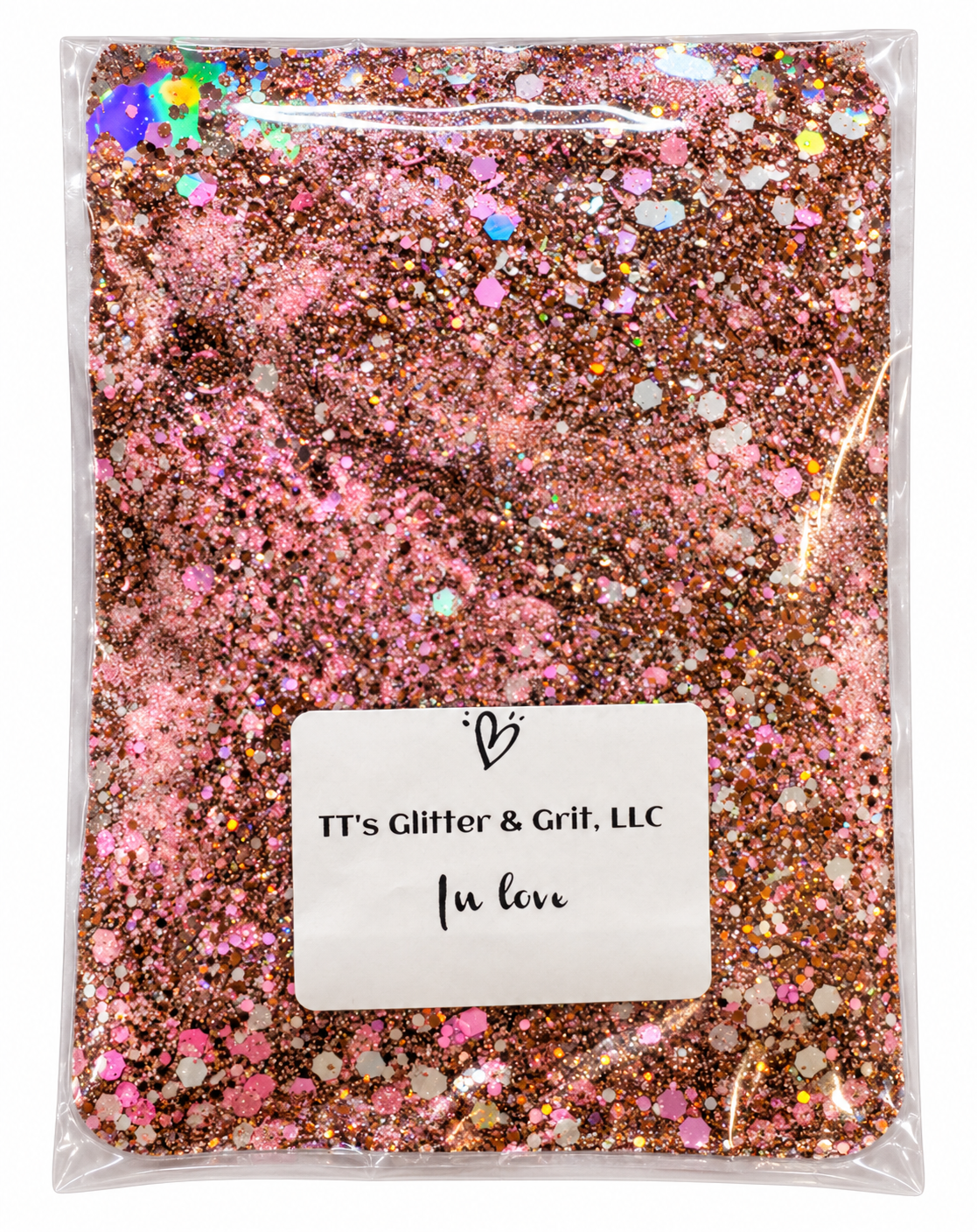 In Love Lips Tumbler Wrap & Glitter Bundle