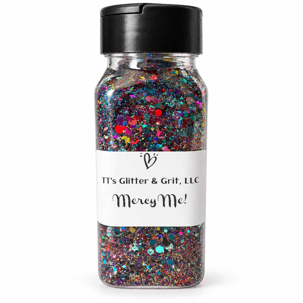 2 oz. Bottle of Custom Mixed Glitters - Mercy Me!