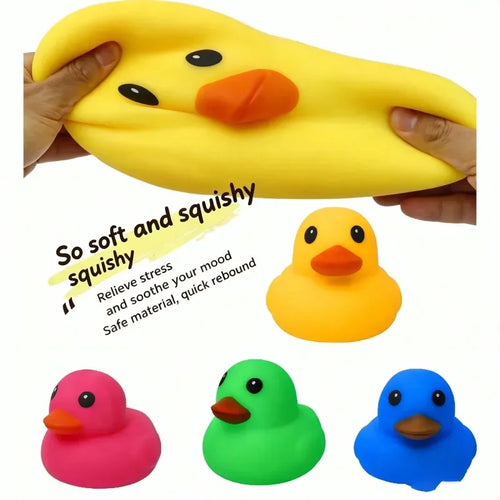 1pc Jumbo Squishy Duck Toy for All Ages Slow Rebound Stress Relief Sensory Fidget Squeeze Toy Anxiety Calming Tool Soft