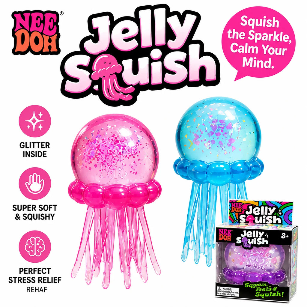 SchyllingSchylling Needoh pizza Sensory Fidget Cube Stress Relief Squishy Cube Anti-Anxiety Squeeze Toy For Focus ADHD Population