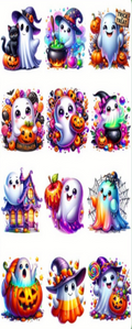 Boo-tiful & Bright – Cute Halloween UV DTF Transfer Set | 4 Sheets