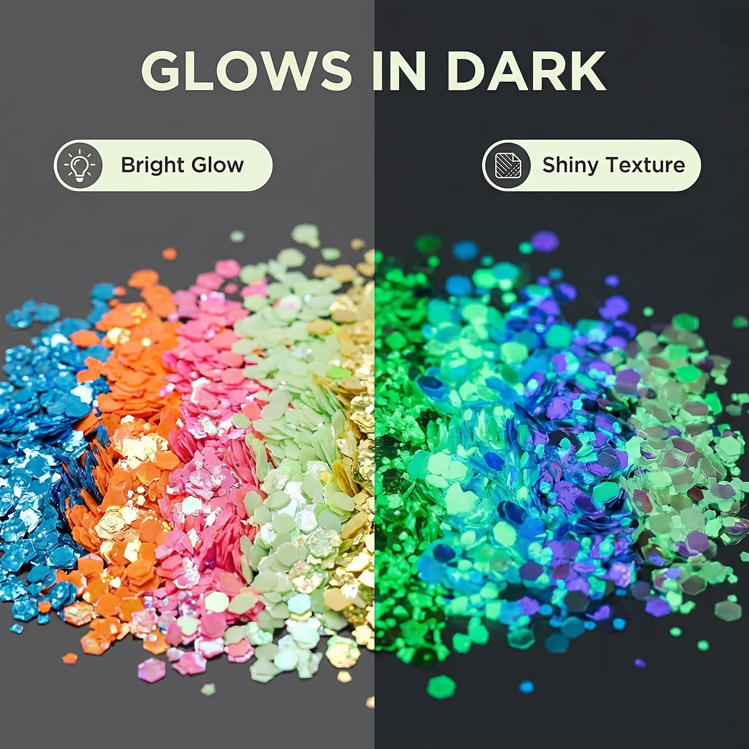 Glow in the Dark Powder — 12 Colors